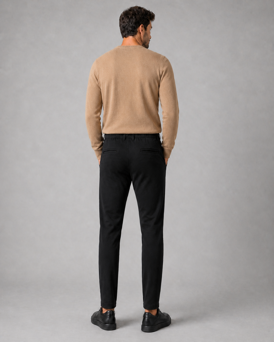 3308NE - PANTALON RISTRETTO NEGRO